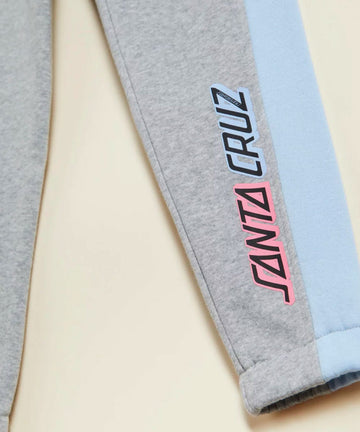 Santa Cruz Altered Strip Track Pants - Grey Marle